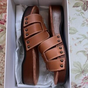 BNIB 🤎 M. GEMI SOLD OUT 🤎 Cosima slide/tan size 38
